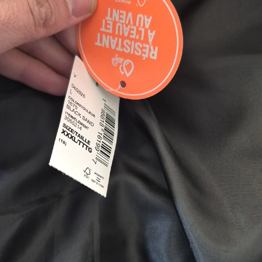 The Children's Place Charcoal and Light Gray Puffer Jacket - Picture 4 of 6